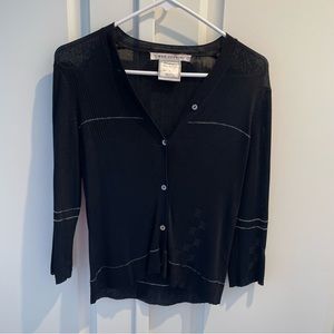 Max Studio Knitwear Thin Black cardigan